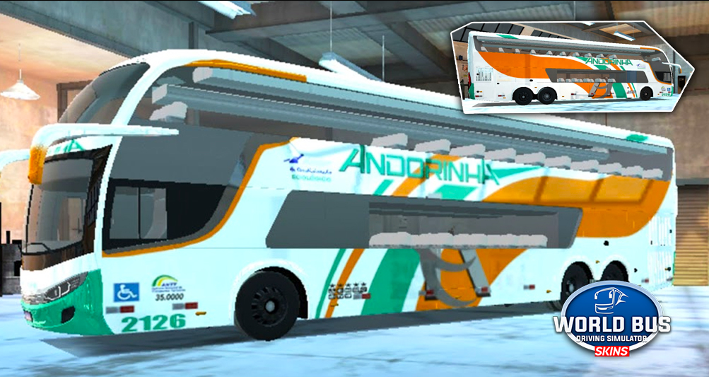 Skins World Bus Driving Simulator: COMIL CAMPIONE INVICTUS DD - VIAÇÃO REAL  MAIA